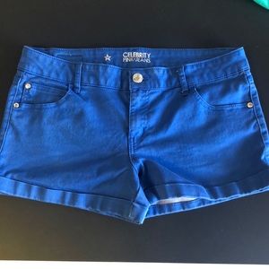 Blue shorts